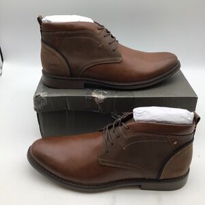 Freeman Brent Tan Leather Chukka Boots Mens Size 13 Wide F218001 NEW